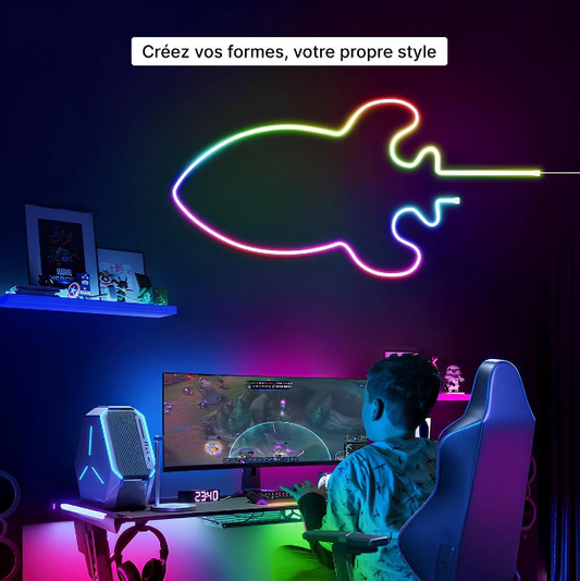 Bandes LED RGB NovaVibe - Éclairage d'Ambiance Multicolore