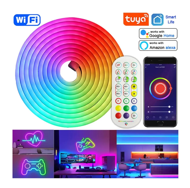 Bandes LED RGB NovaVibe - Éclairage d'Ambiance Multicolore