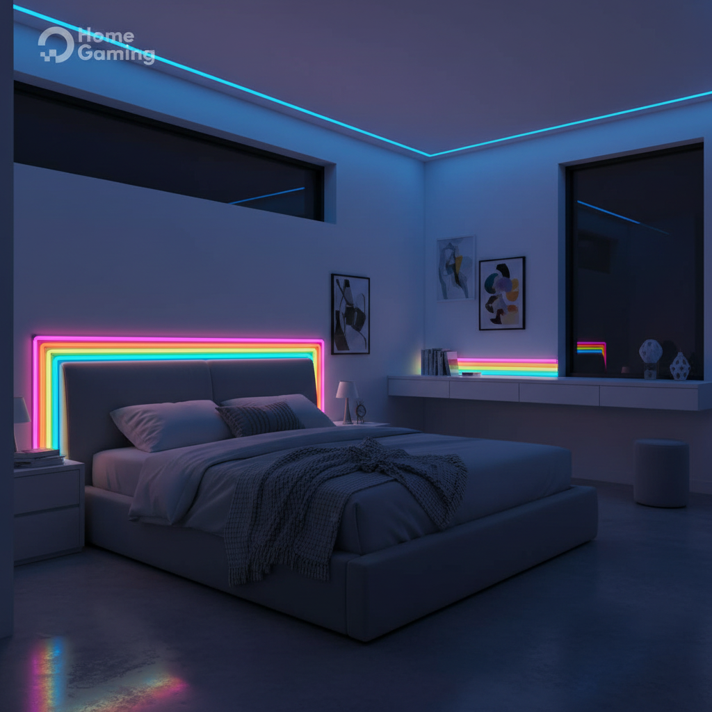 LED dans une chambre